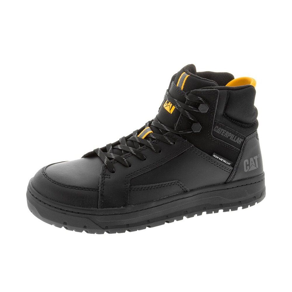 CAT Footwear Streamline Court Mid Composite Toe Construction Boot, Black NWT